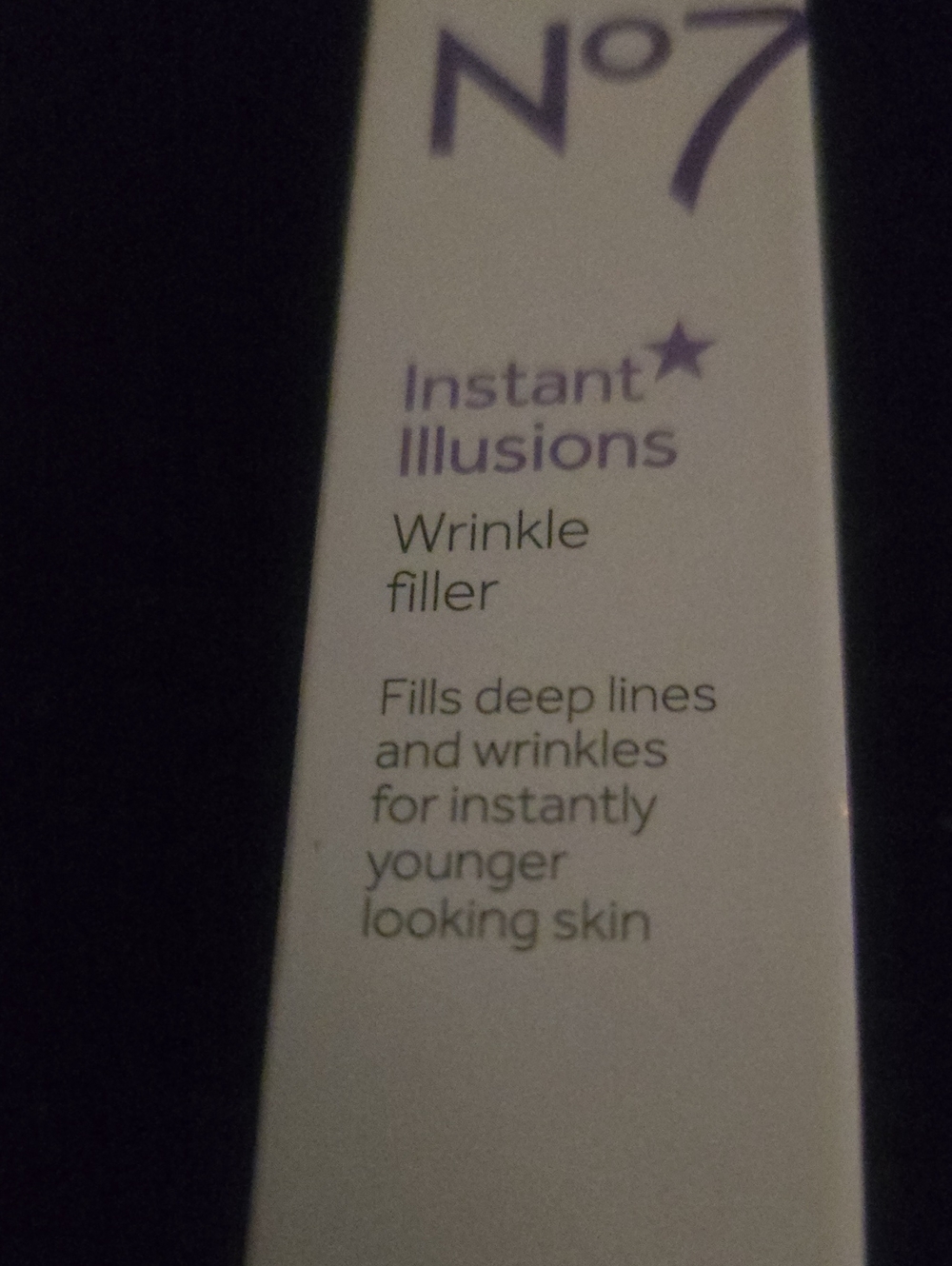 No7 Inatant Illusion Wrinkle Filler, 1 Oz It Works Amazing - Picture 2 of 3